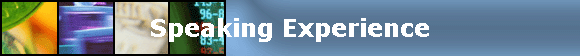 Speaking Experience